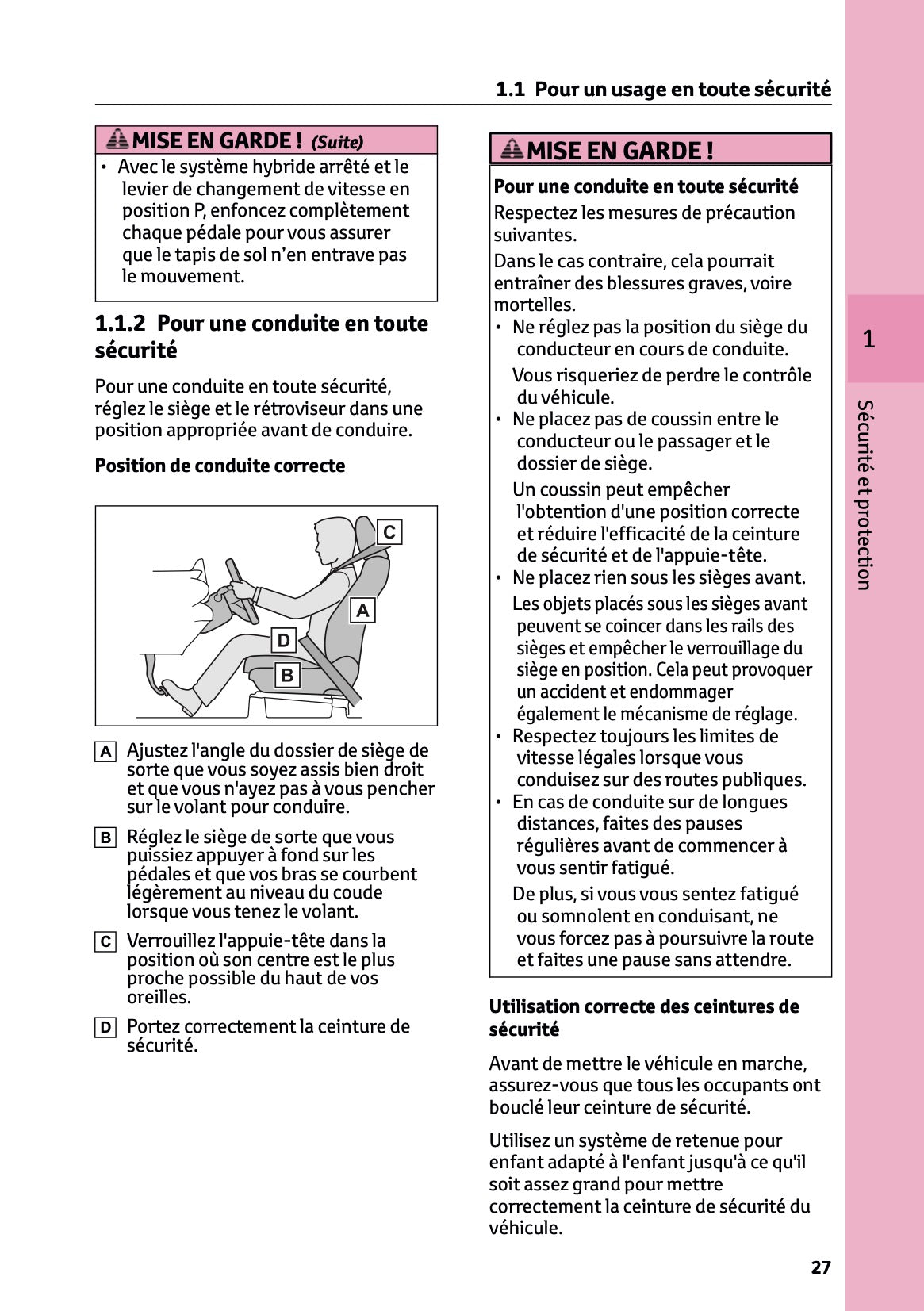 2026 Toyota Yaris Cross Hybrid Owner's Manual | French
