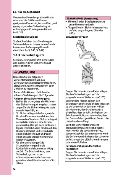 2024 Toyota Yaris Cross Hybrid Owner's Manual | German