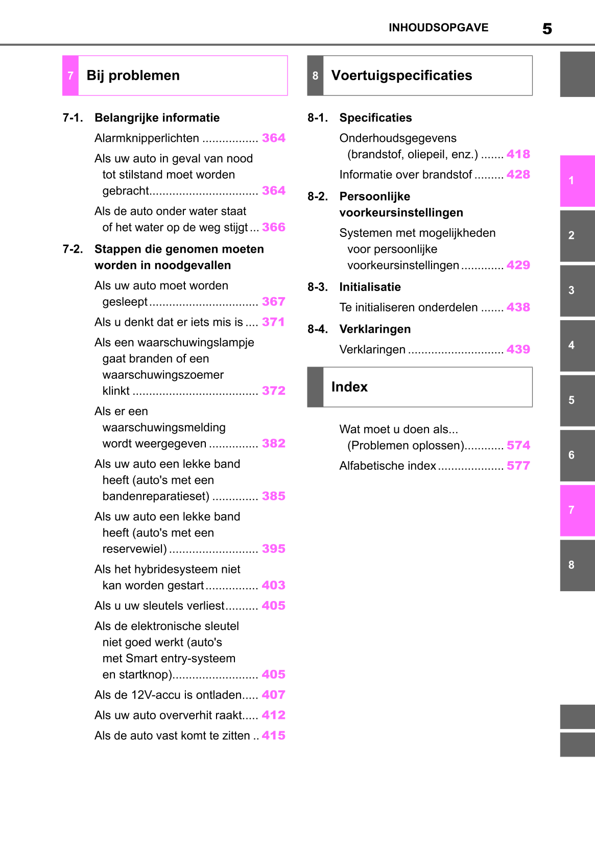 2022-2023 Toyota Yaris Hybrid Owner's Manual | Dutch