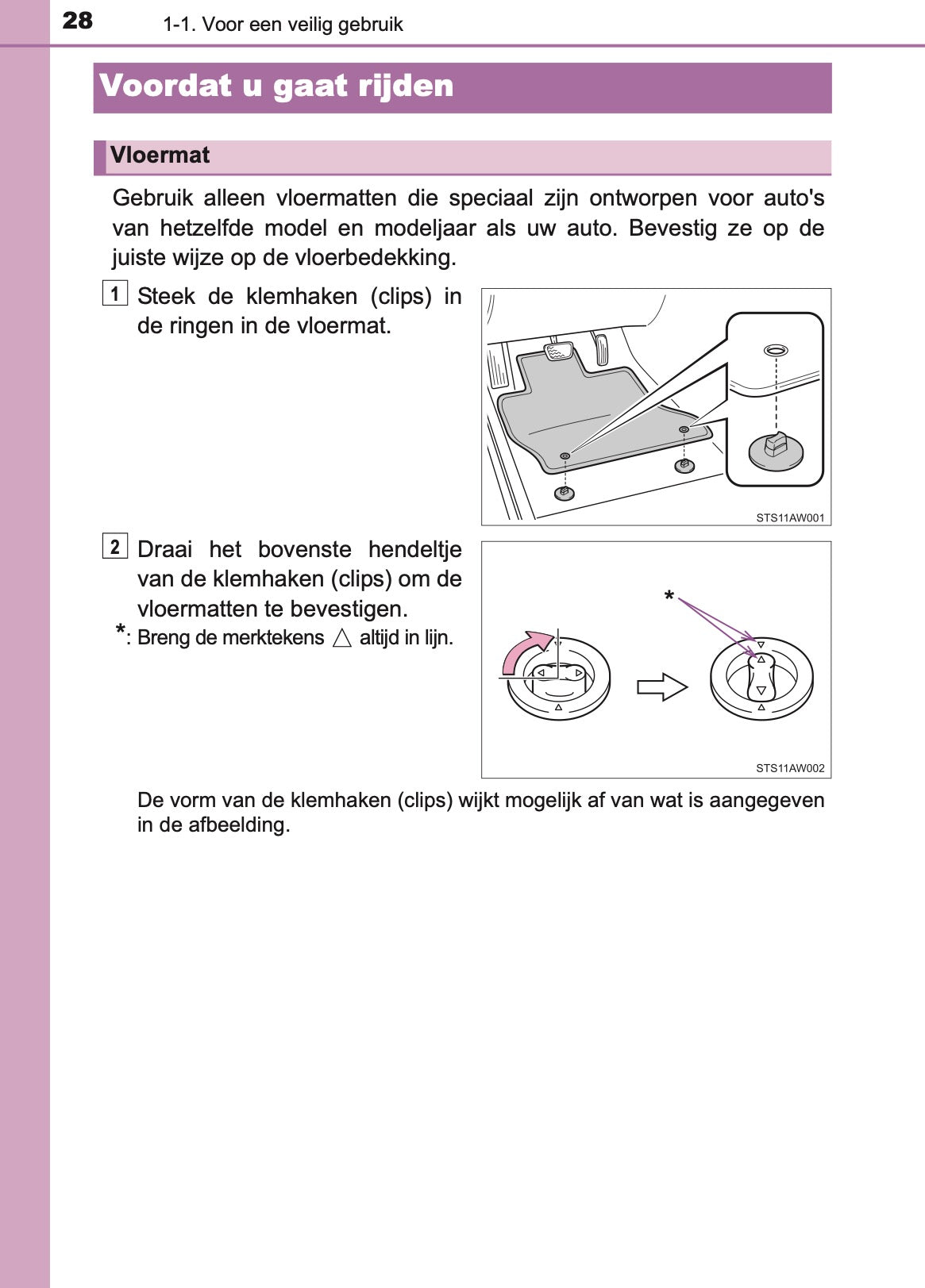 2016-2017 Toyota Yaris Owner's Manual | Dutch