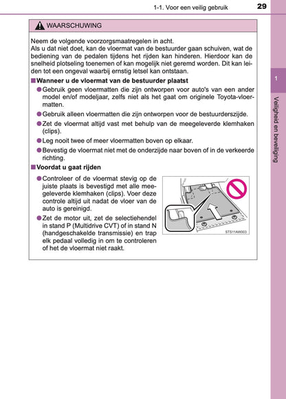 2016-2017 Toyota Yaris Owner's Manual | Dutch