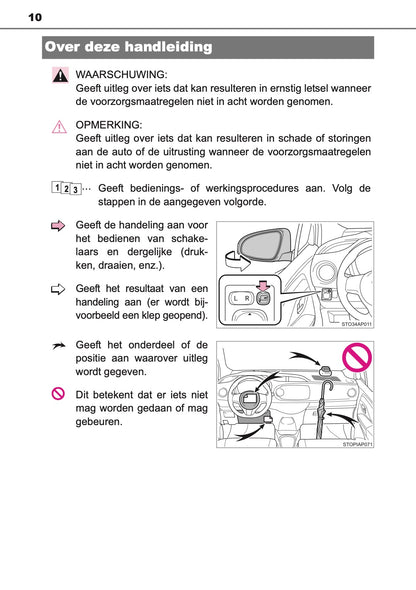 2017-2018 Toyota Yaris Owner's Manual | Dutch