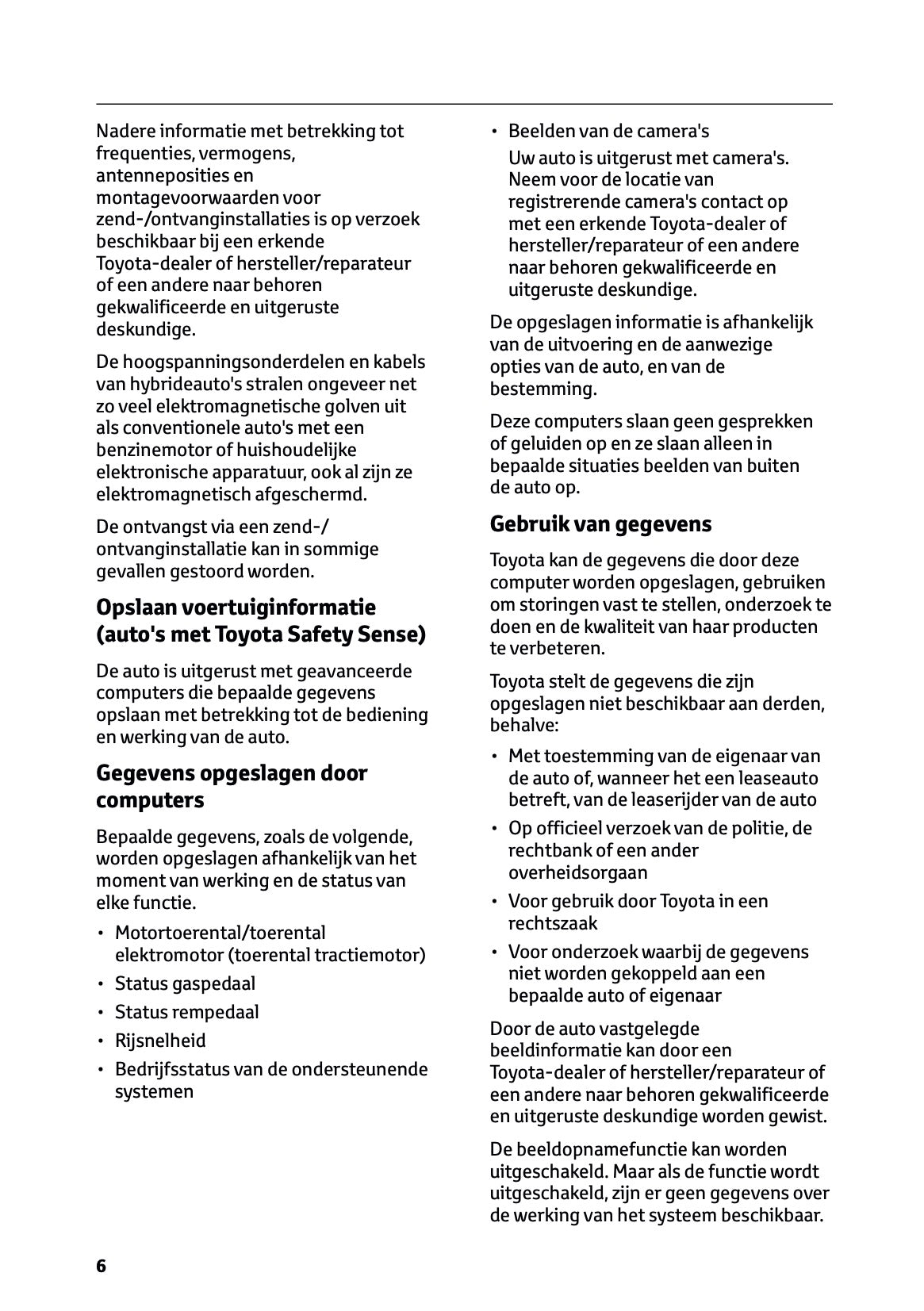 2026 Toyota Yaris Cross Hybrid Owner's Manual | Dutch