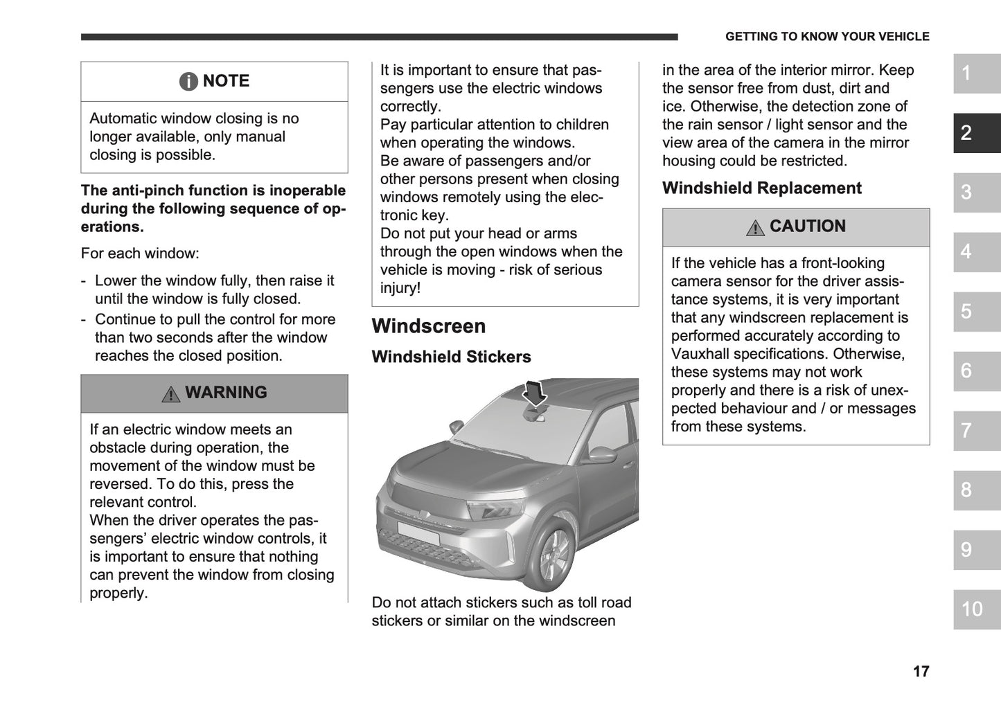 2026 Vauxhall Frontera Owner's Manual | English