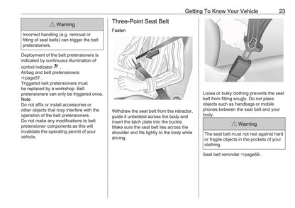 2025 Vauxhall Mokka Owner's Manual | English