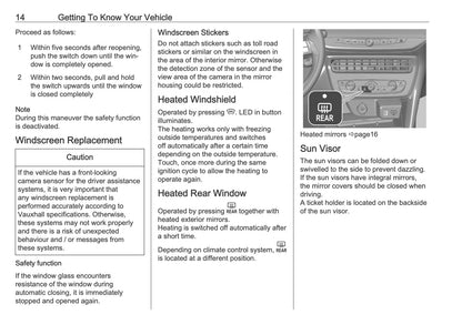 2025-2026 Vauxhall Mokka Owner's Manual | English