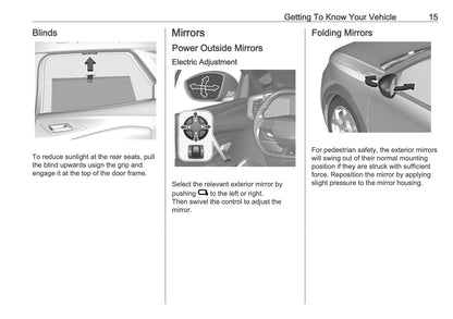 2025-2026 Vauxhall Mokka Owner's Manual | English