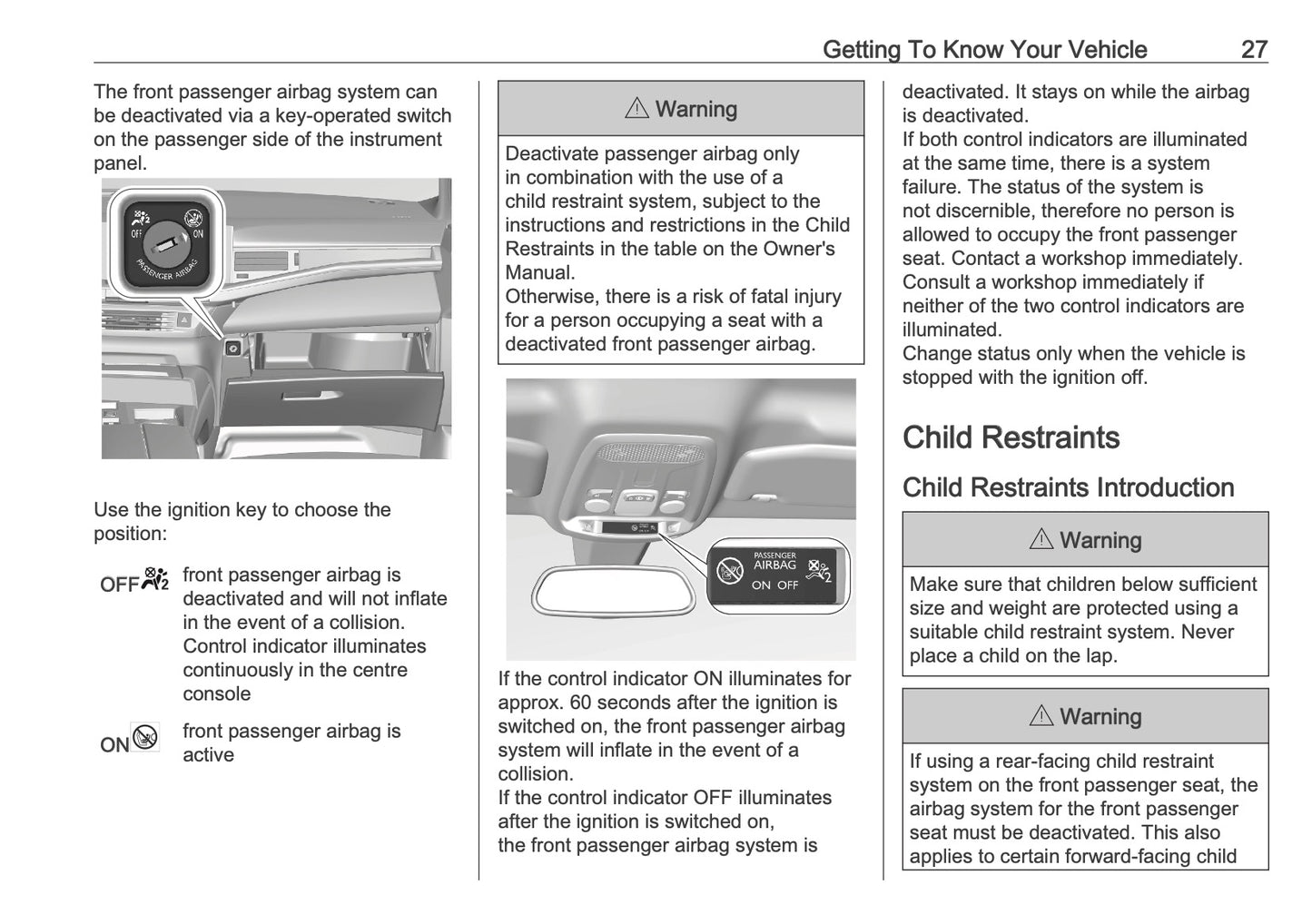 2025-2026 Vauxhall Mokka Owner's Manual | English