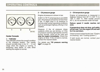 1986 Volkswagen Cabriolet Owner's Manual | English