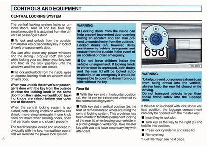 1994 Volkswagen Corrado Owner's Manual | English