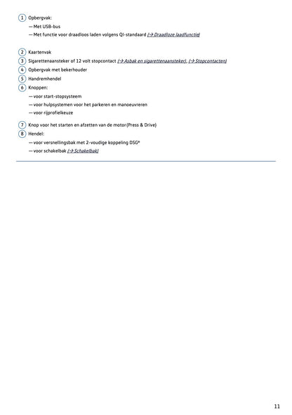 2020-2021 Volkswagen Polo Owner's Manual | Dutch