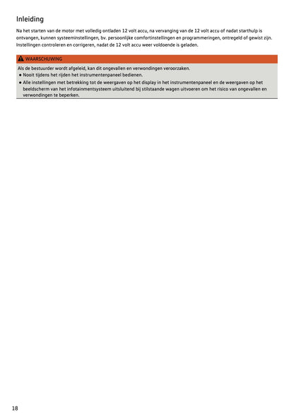 2020-2021 Volkswagen Polo Owner's Manual | Dutch