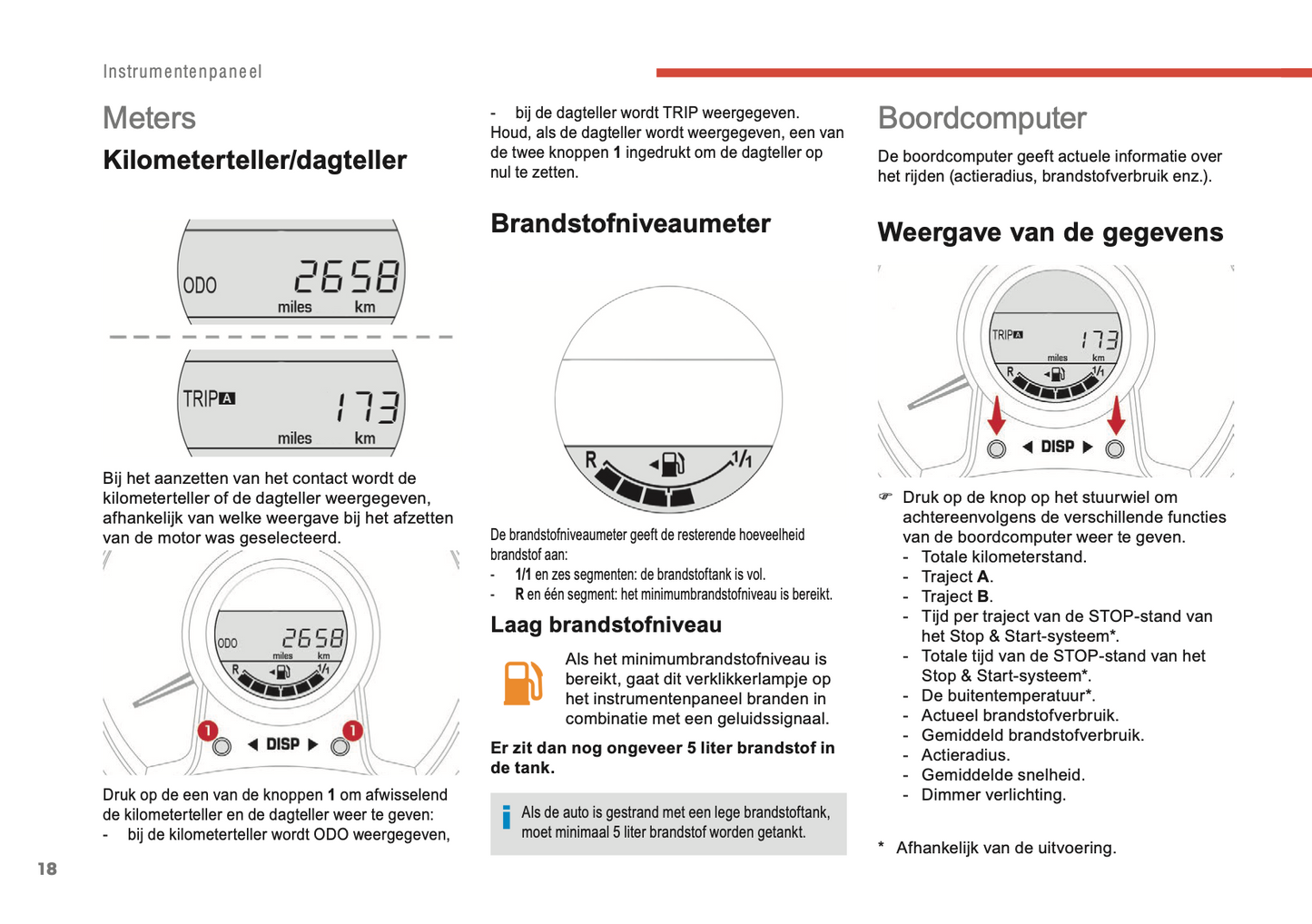 2018-2022 Citroën C1 Bedienungsanleitung | Niederländisch