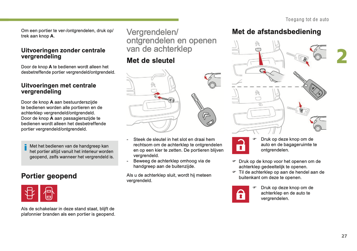 2018-2022 Citroën C1 Bedienungsanleitung | Niederländisch