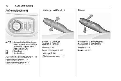 2020-2022 Opel Crossland Owner's Manual | German