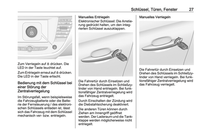 2020-2022 Opel Crossland Owner's Manual | German