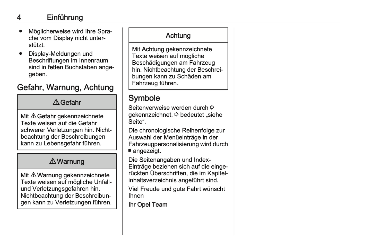 2020-2022 Opel Crossland Owner's Manual | German