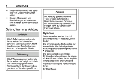 2020-2022 Opel Crossland Owner's Manual | German