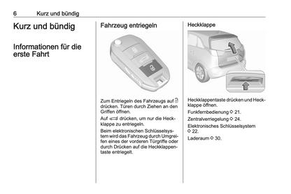 2020-2022 Opel Crossland Owner's Manual | German