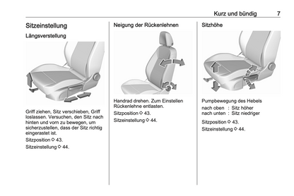 2020-2022 Opel Crossland Owner's Manual | German