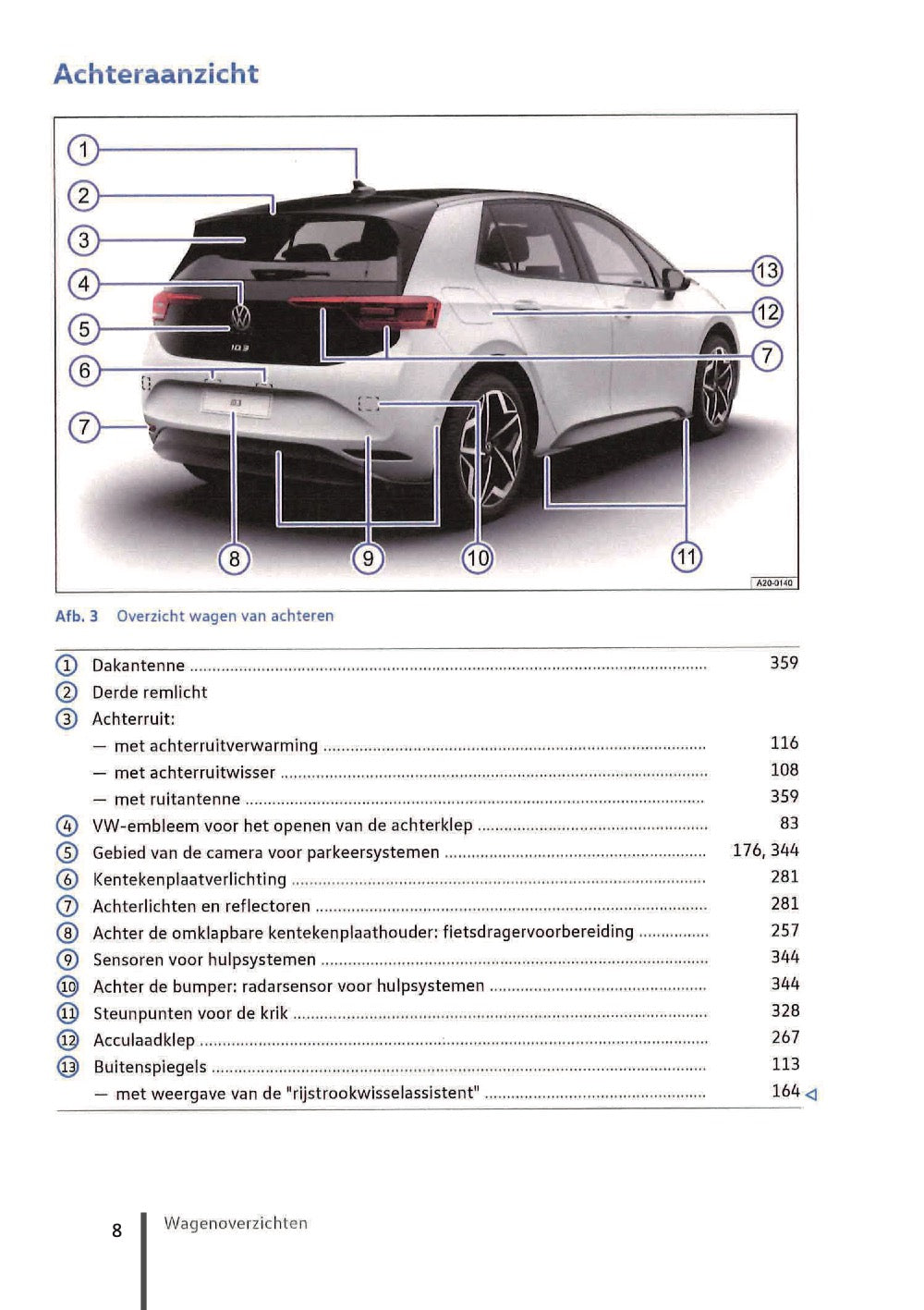 2020-2023 Volkswagen ID.3 Bedienungsanleitung | Niederländisch