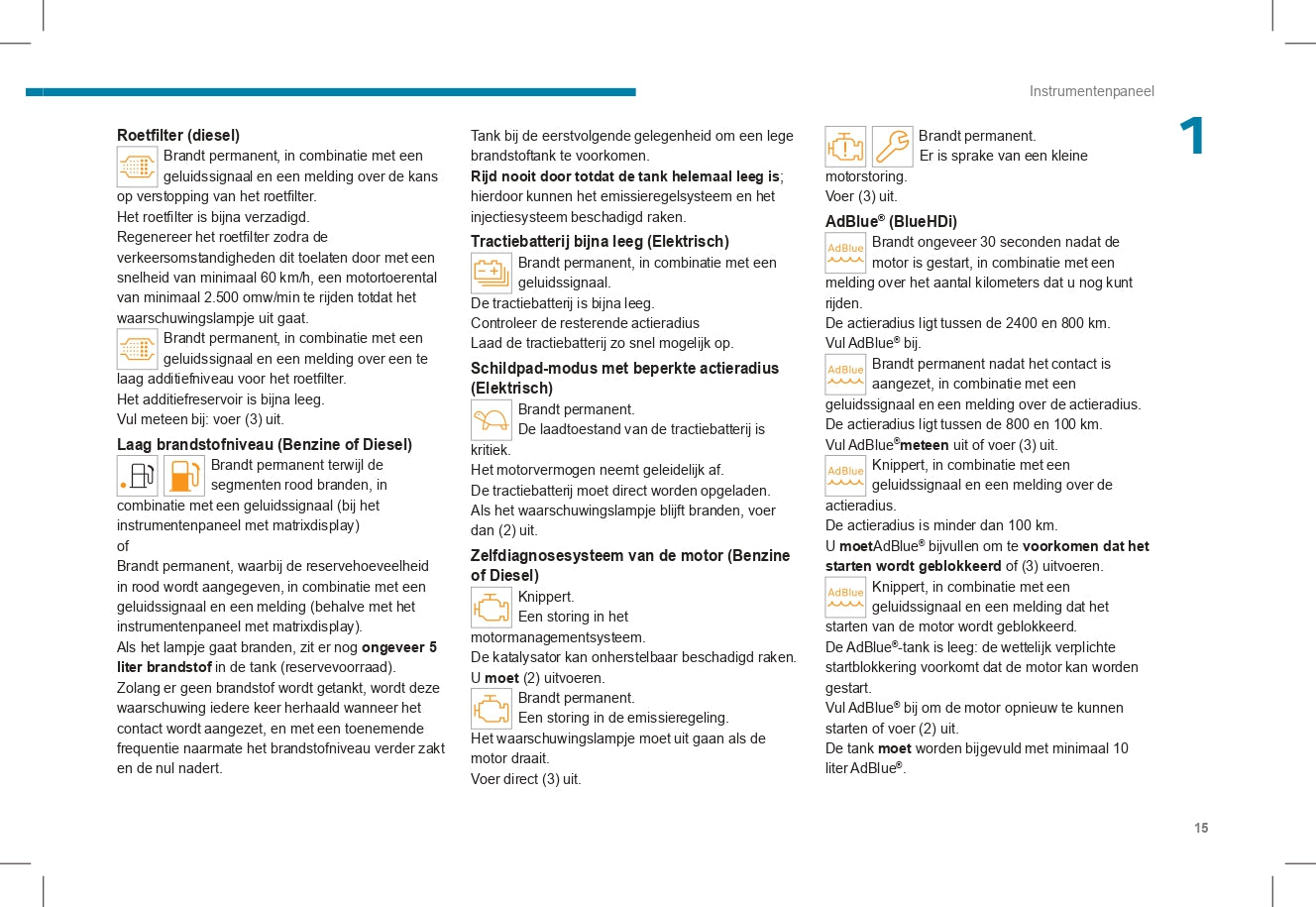 2023-2024 Peugeot 2008/2008e Owner's Manual | Dutch