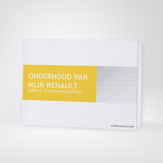 Onderhoudsboekje voor Renault