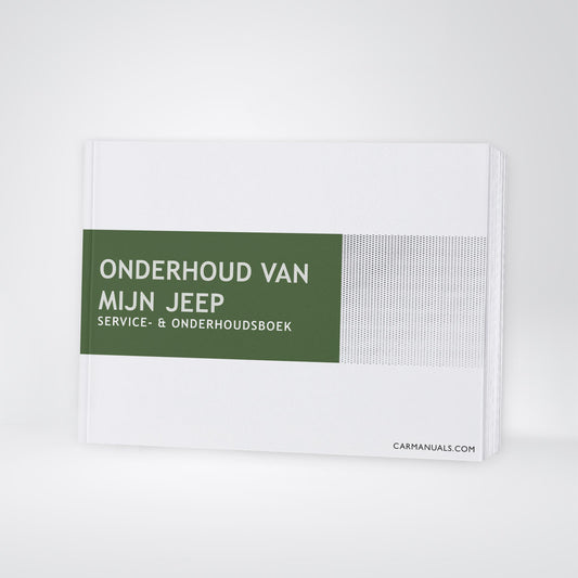 Jeep Maintenance Book | Dutch