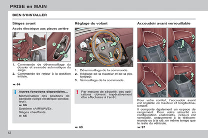 2011-2013 Peugeot 308 cc Owner's Manual | French