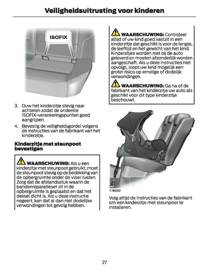 2021-2024 Ford Galaxy/S-Max Owner's Manual | Dutch