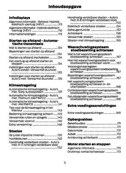 2021-2024 Ford Galaxy/S-Max Owner's Manual | Dutch