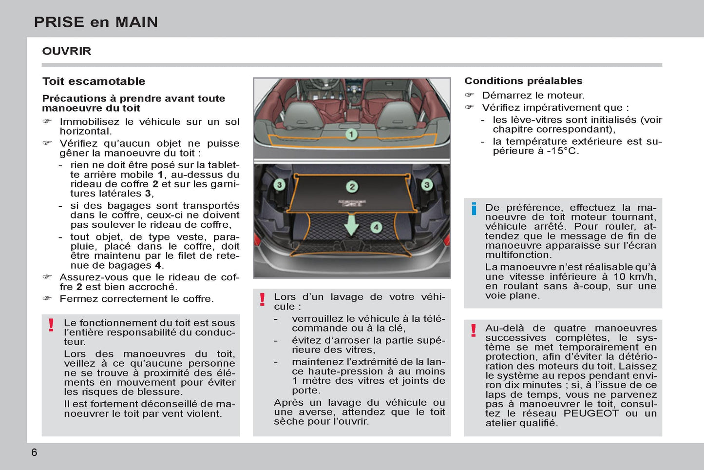 2011-2013 Peugeot 308 cc Owner's Manual | French