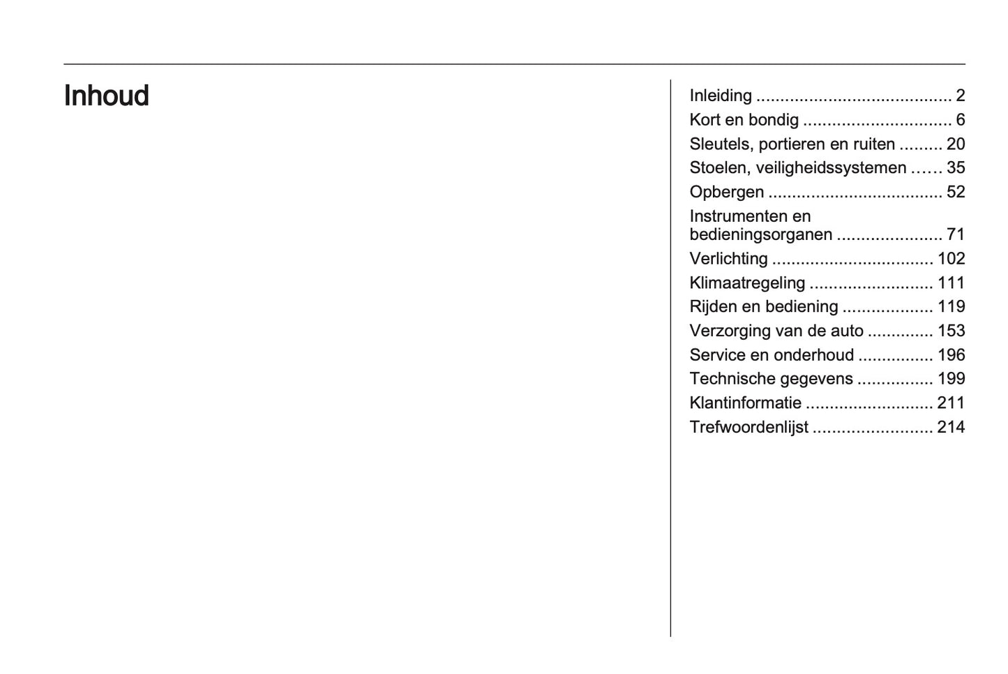 2013 Opel Mokka Owner's Manual | Dutch