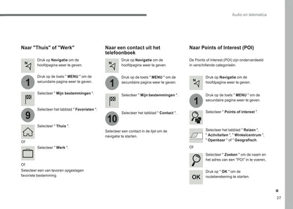 2016-2018 Citroën Infotainment Manual | Dutch