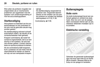 2013 Opel Mokka Owner's Manual | Dutch