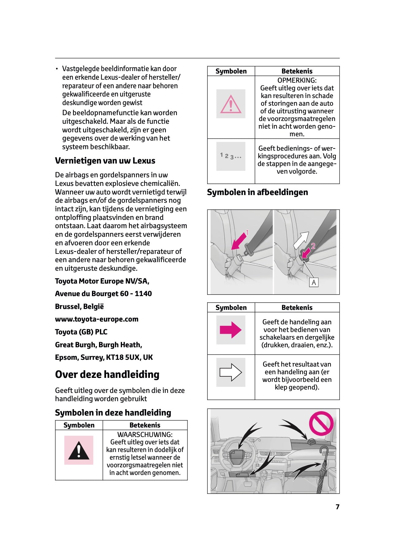 2022-2023 Lexus UX 250h Owner's Manual | Dutch