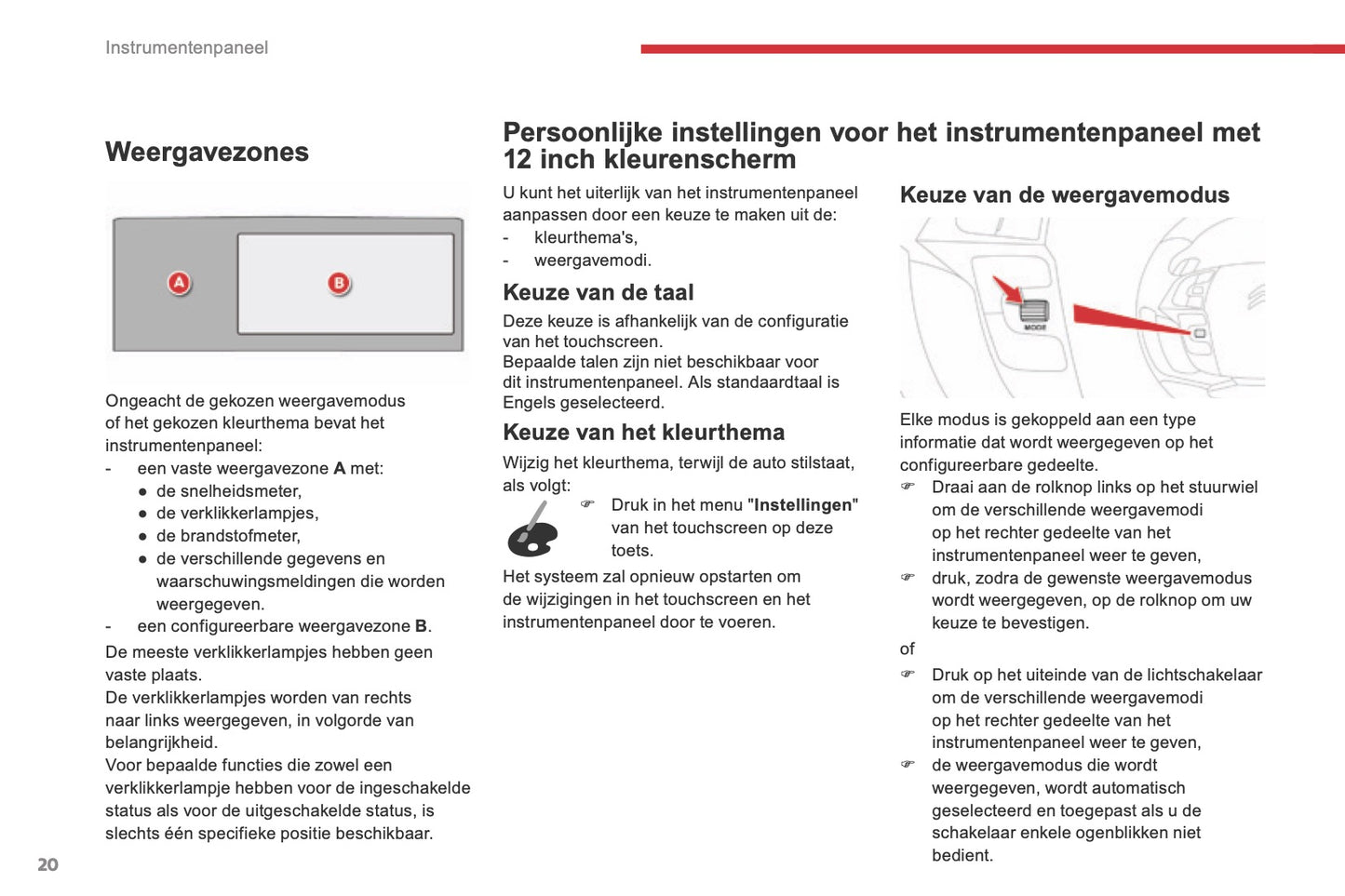 2016-2018 Citroën C4 Picasso/Grand C4 Picasso Owner's Manual | Dutch