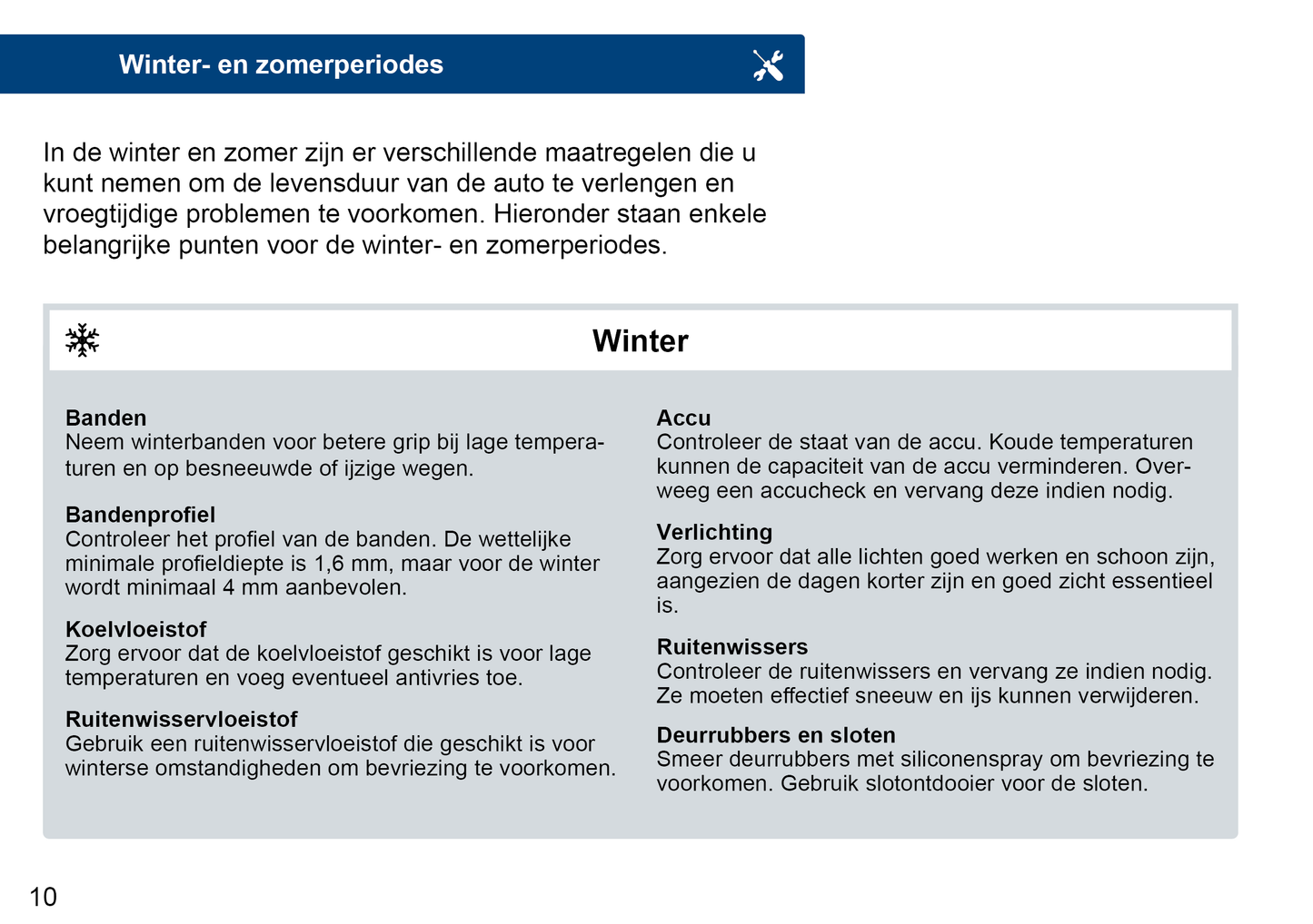 Onderhoudsboekje voor Jeep