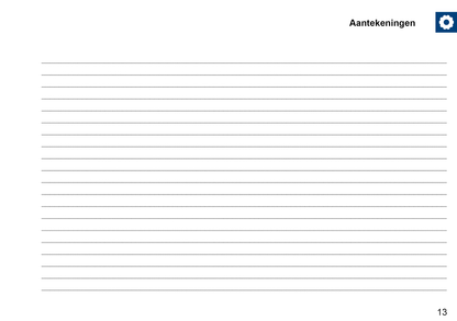 Peugeot Maintenance Book | Dutch