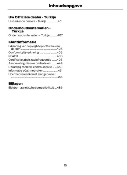 2024 Ford Puma Bedienungsanleitung | Niederländisch