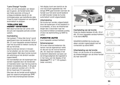 2022-2023 Fiat 500/500 Hybrid/500C/500C Hybrid Owner's Manual | Dutch