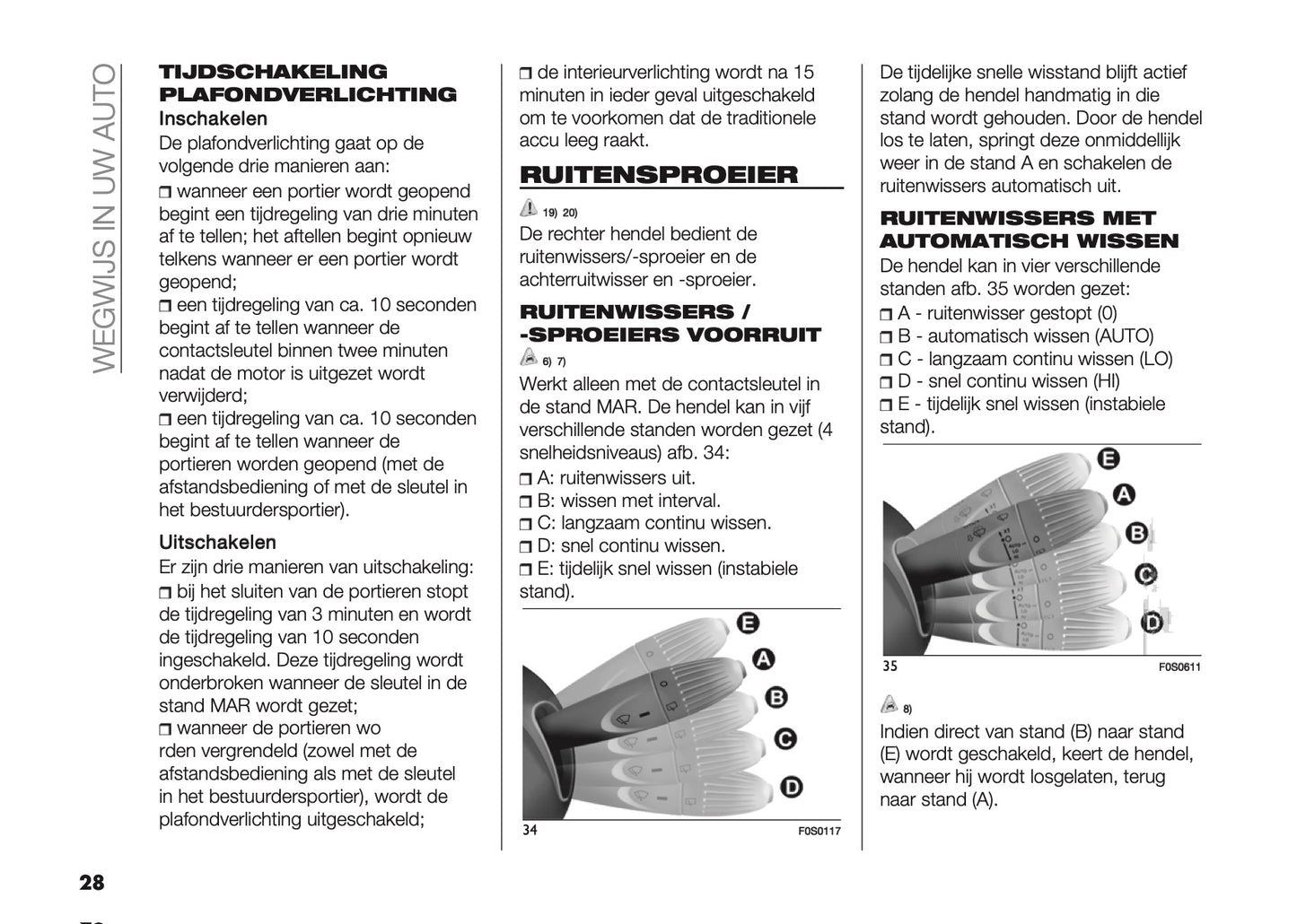 2022-2023 Fiat 500/500 Hybrid/500C/500C Hybrid Owner's Manual | Dutch