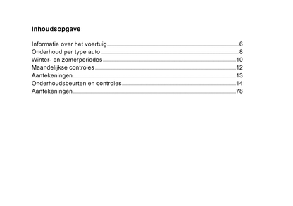 Toyota Maintenance Book | Dutch