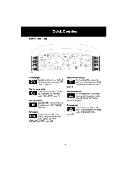 2004 Land Rover Discovery Bedienungsanleitung | Englisch