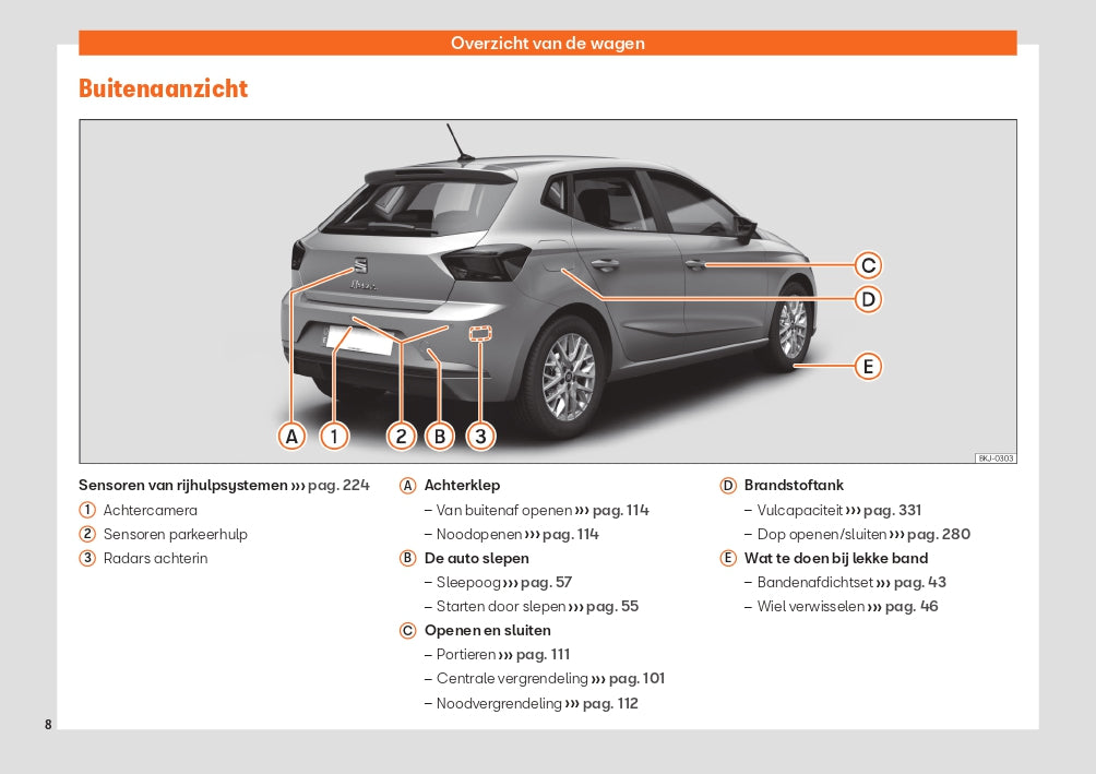 2022 Seat Ibiza Owner's Manual | Dutch