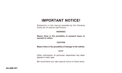 1988 Harley-Davidson Owner's Manual | English