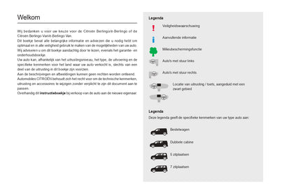 2021-2023 Citroën Berlingo / E-Berlingo / Berlingo Van / E-Berlingo Van Bedienungsanleitung | Niederländisch