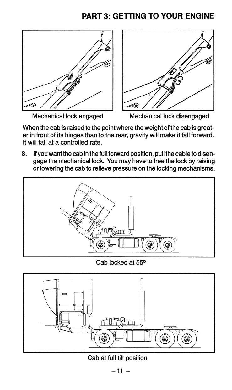 1990-1999 Peterbilt Bedienungsanleitung | Englisch