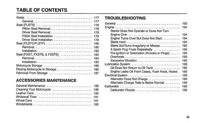 2003 Harley-Davidson Softail Owner's Manual | English