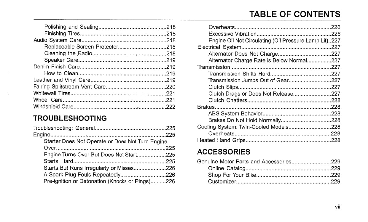 2014 Harley-Davidson Touring Owner's Manual | English